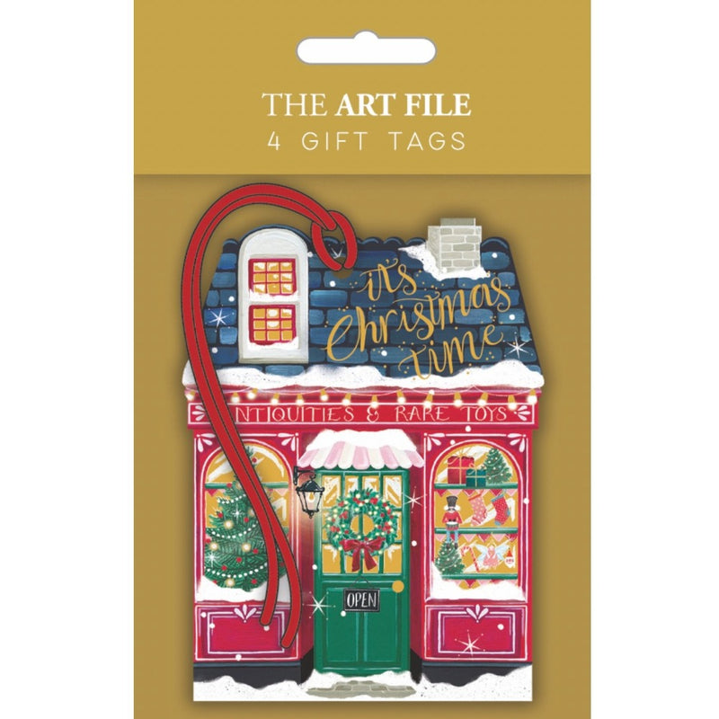 Christmas Village “It’s Christmas Time” Gift Tags | Putti Christmas Canada 