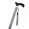 Jacqueline Kent "Sugar Cane" Azure Crystal Adjustable Medical Cane | Putti