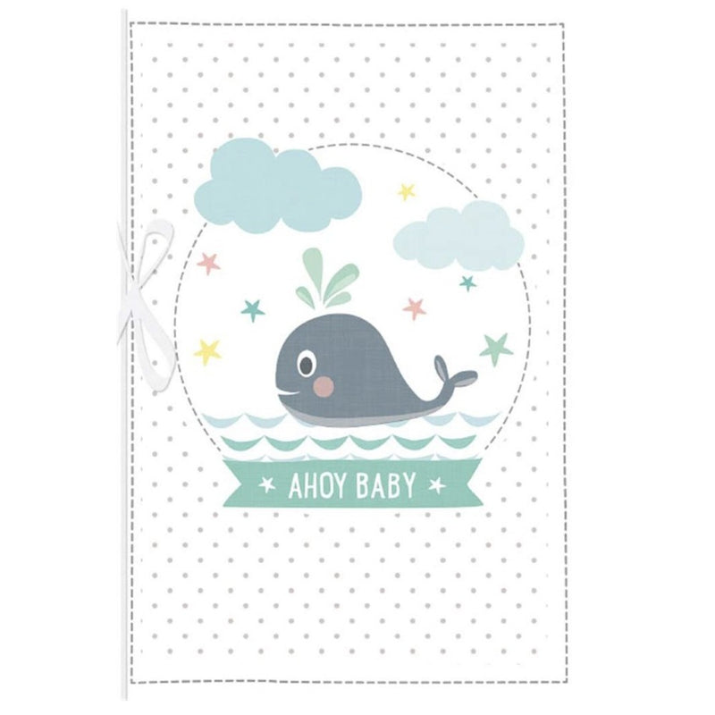 "Ahoy Baby" Whale Greeting Card