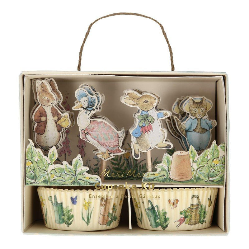 Meri Meri Peter Rabbit & Friends Paper Cupcake Kit | Putti Party Supplies 