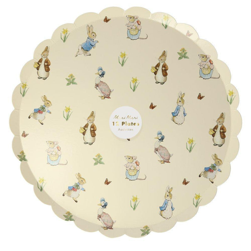 Meri Meri Peter Rabbit & Friends Paper Dinner Plates | Putti Party Supplies 