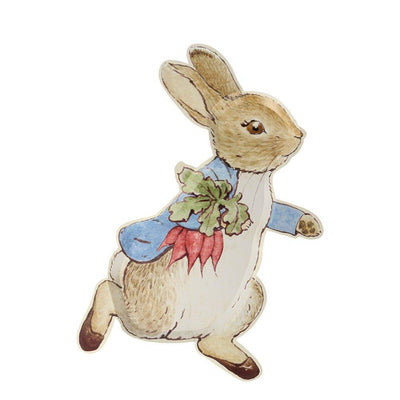 Meri Meri Peter Rabbit Die Cut Paper Plates | Putti Party Supplies