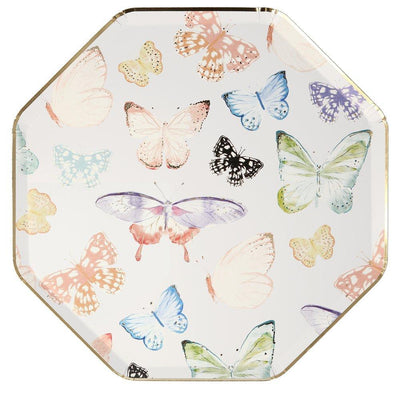 Meri Meri Butterfly Paper Dinner Plates | Putti Party Supplies