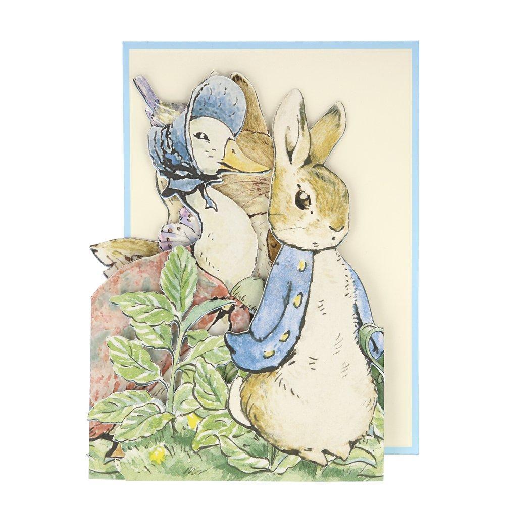 Meri Meri Peter Rabbit™ Concertina Card | Putti Party Supplies 