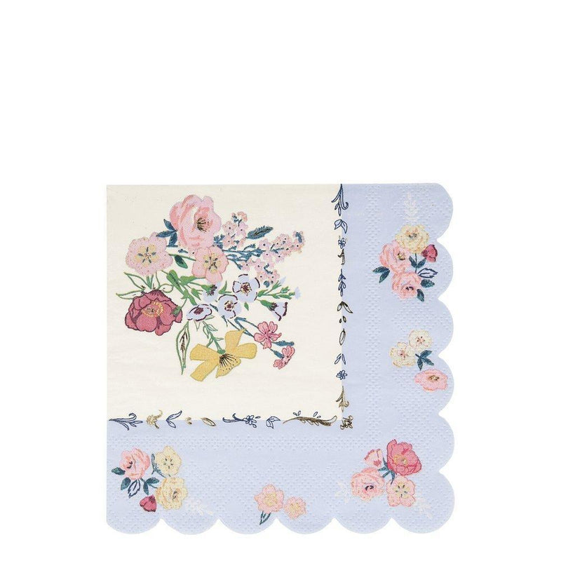 Meri Meri English Garden Paper Napkins - Large | Putti Party Supplies