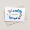 Summer Floral Watercolour "Best Wishes" Greeting Card