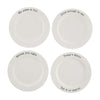 Mud Pie "Table for 4" Dinner Plates | Putti Fine Furnishings