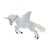 Cody Foster White Winged Fur Unicorn Ornament