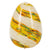 Light Up Egg Shape Glass Orb - Yellow | Putti Fine Furnishings Canada