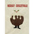 "Merry Christmas" Retro Pudding Greeting Card
