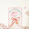 Sophie Amelia Congratulations Peony Greeting Card