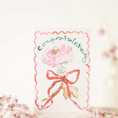 Sophie Amelia Congratulations Peony Greeting Card