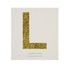 Chunky Gold Glitter L Sticker -  Party Supplies - MM-Meri Meri UK - Putti Fine Furnishings Toronto Canada