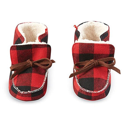 Mud Pie Buffalo Check Booties, MP-Mud Pie, Putti Fine Furnishings