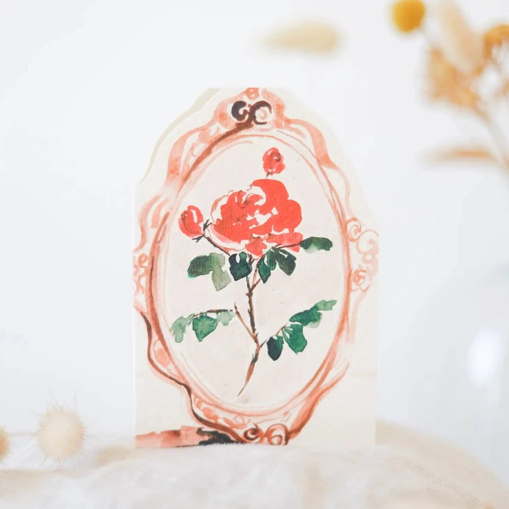 Sophie Amelia Enchanted Rose Hand-Cut Greeting Card