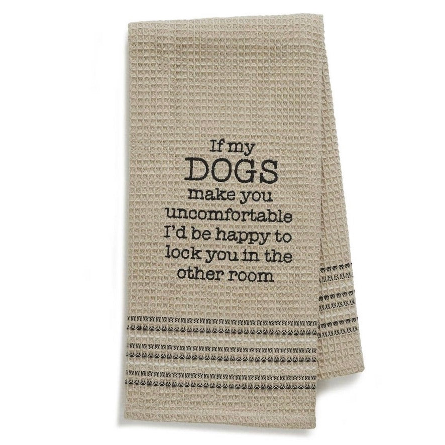 Dry Wit Towel - Happy Dog | Putti Fine Furnishings 
