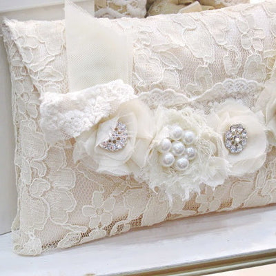 Miss Rose Sister Violet - Embellished Lace Clutch Bag, MRSV-Miss Rose Sister Violet, Putti Fine Furnishings