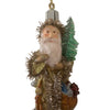 Miniature Gold Belsnickel Santa - Satchel with Toys