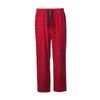 Men's Red Tartan Flannel Lounge Pants