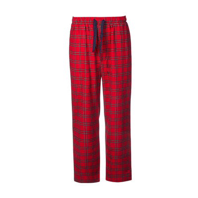 Men's Red Tartan Flannel Lounge Pants
