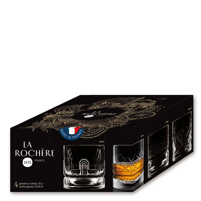 La Rochere Whiskey Glass 10oz - Set of 4