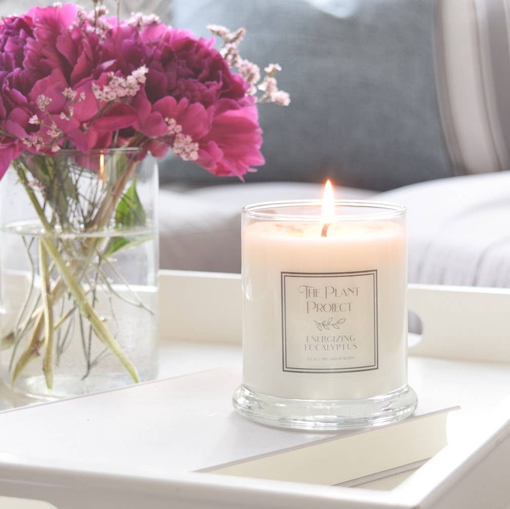 Eucalyptus Aromatherapy Soy Candle | Putti Fine Furnishings Canada 