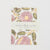 Hand Block Printed Greeting Card - Marigold Glitz Blush