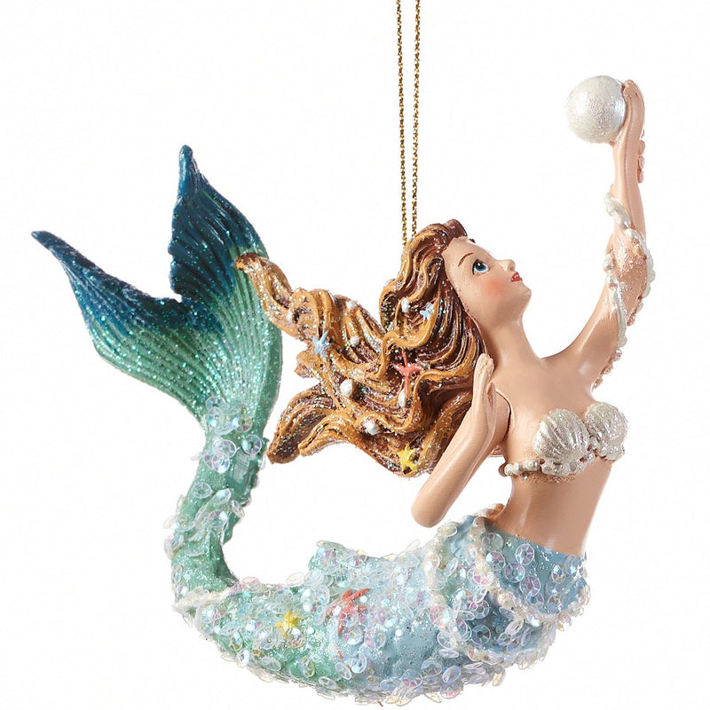Polyresin Mermaid Ornament