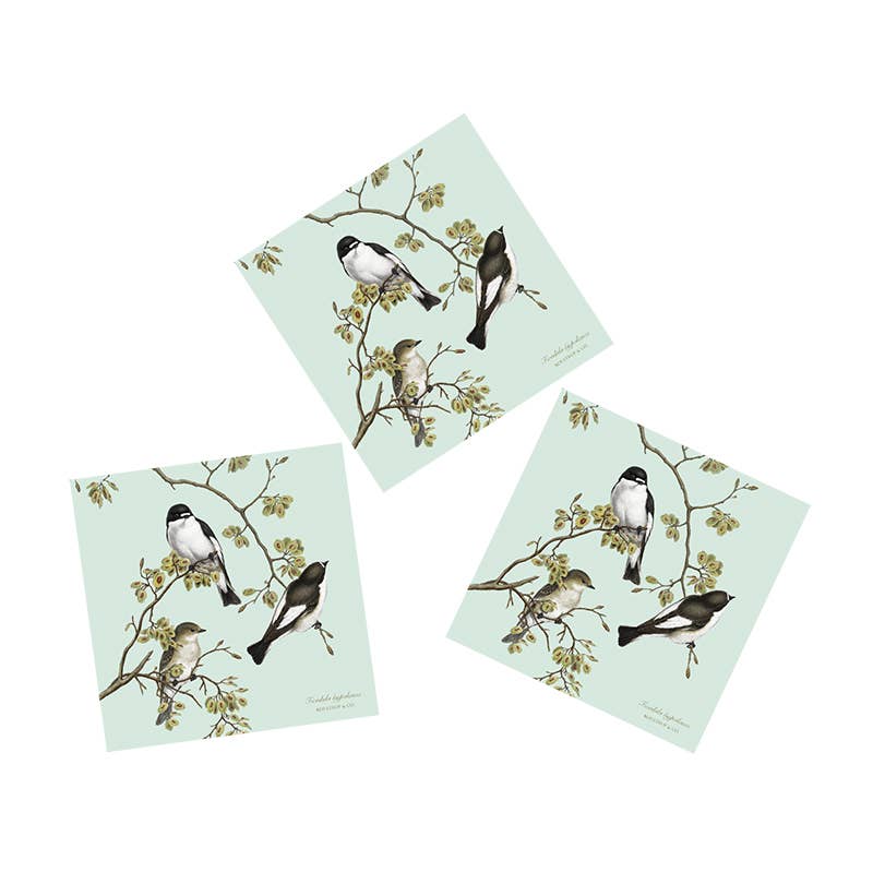 Garden Birds Paper Napkins- Lunch | Putti Fine Furnishings Canada 