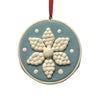 Snowflake Blue Cookie Ornament | Putti Fine Furnishings