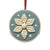 Snowflake Blue Cookie Ornament | Putti Fine Furnishings 