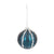 Coastal Glass Ball ornament - Turquoise