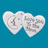 Heart/Love To Moon Coin