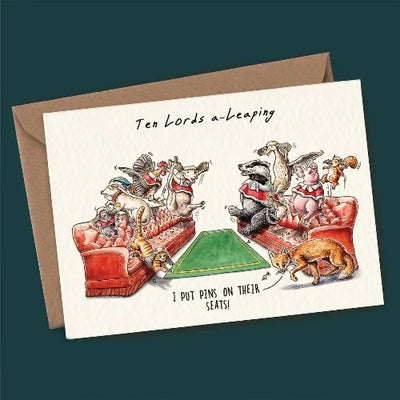 12 Days Of Christmas Card Set | Putti Christmas Celebrations
