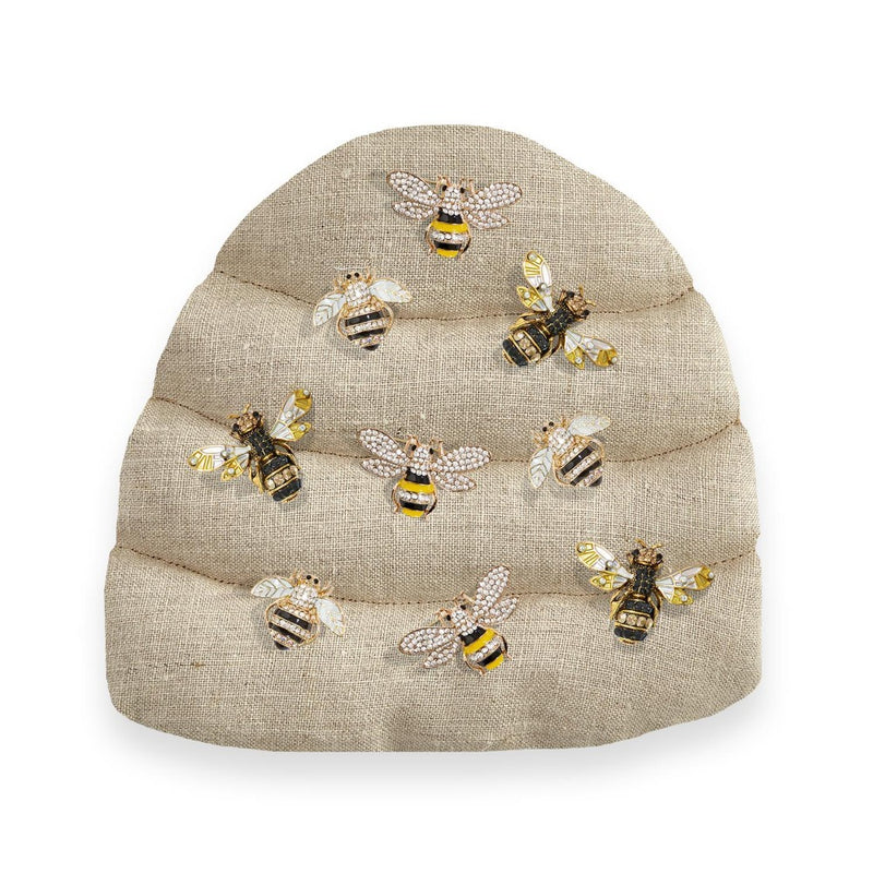 Two's Company Bee-utiful Jewelled Bee Pin | Putti Fine Fashions 