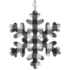 Black and White Buffalo Check Snowflake Ornament | Putti Christmas