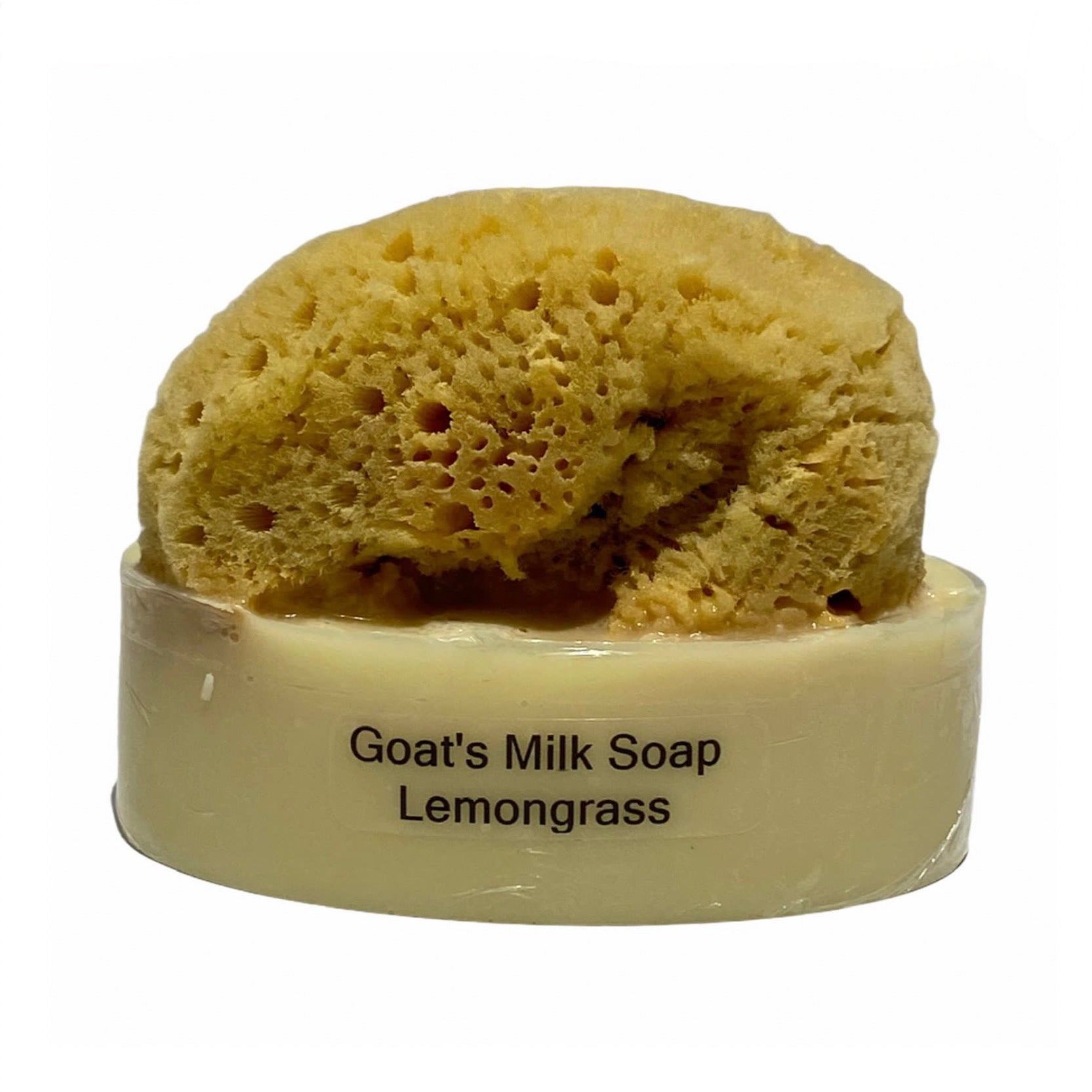 Goats Milk & Olive Oil Soaps with Sea Sponge - Lemongrass