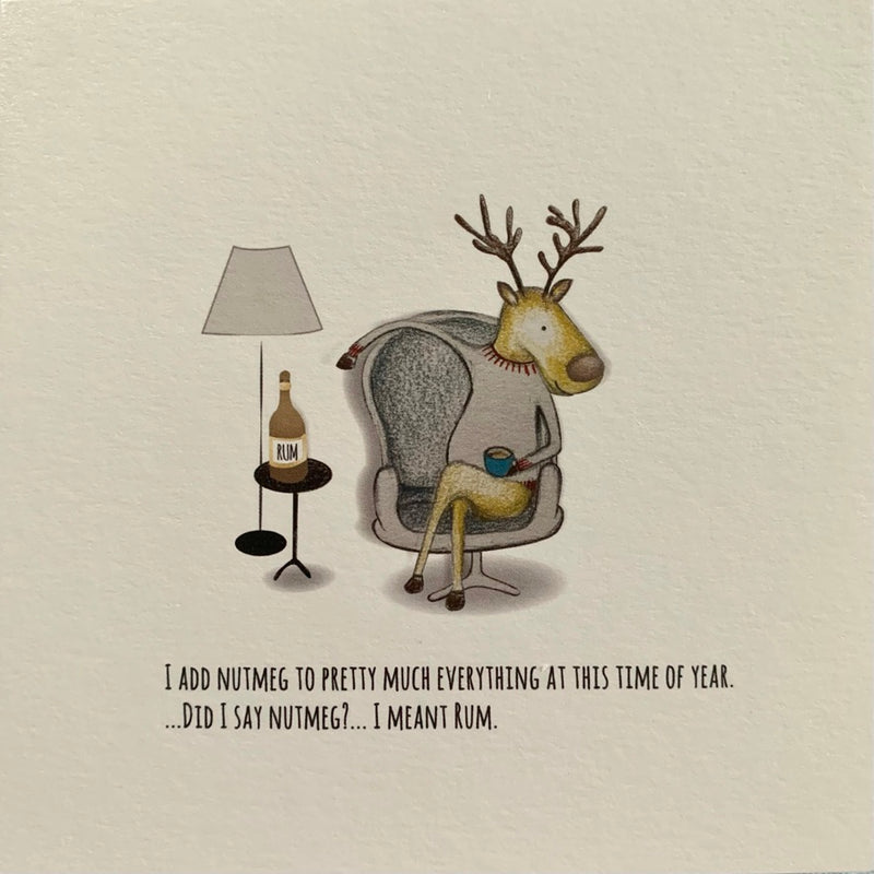 "Did I say nutmeg ..." Christmas Greeting Card  | Putti Christmas 