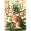 Madame Treacle Hare with Tree Christmas Card | Putt Christmas Canada