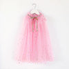 Pink with Gold Stars Princess Cape