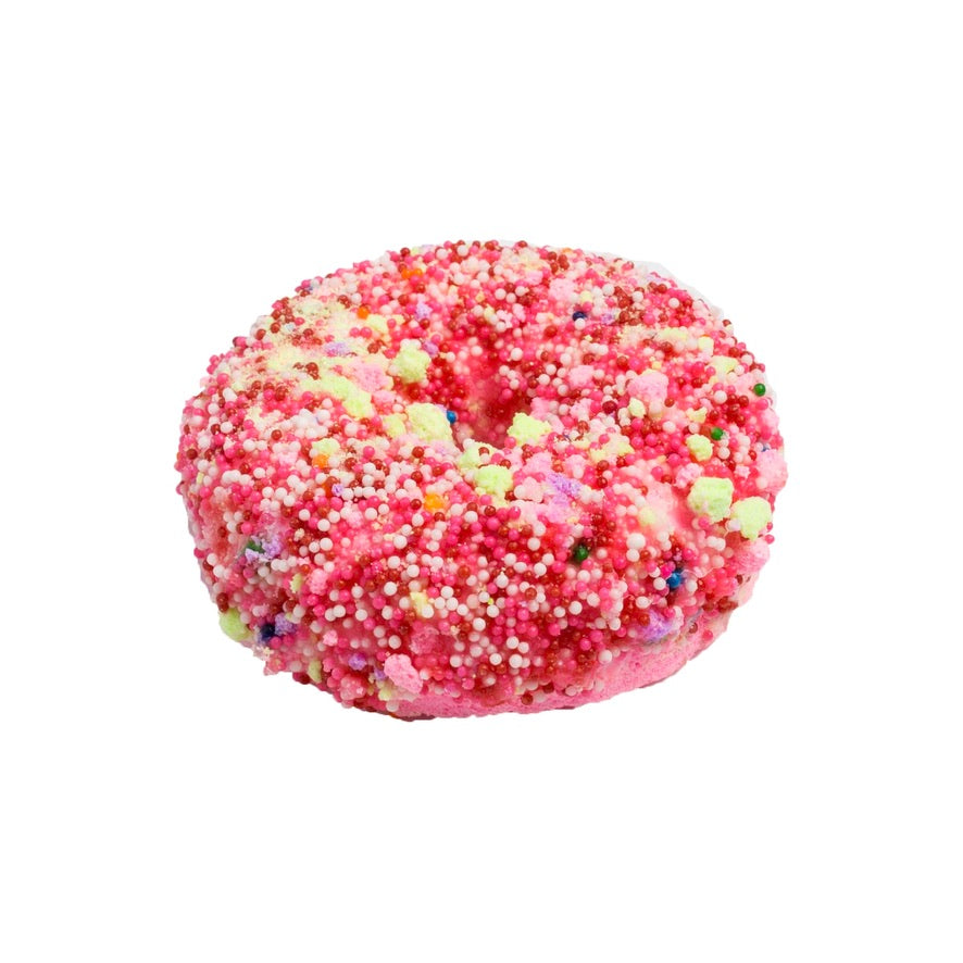 Donut with Sprinkles Bath Bomb - Strawberry Punch | Le Petite Putti 