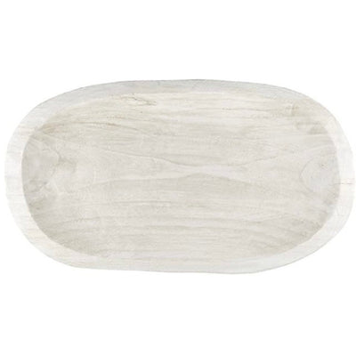 Santa Barbara Design Paulownia Oval Wood Plate | Putti Fine Furnishings