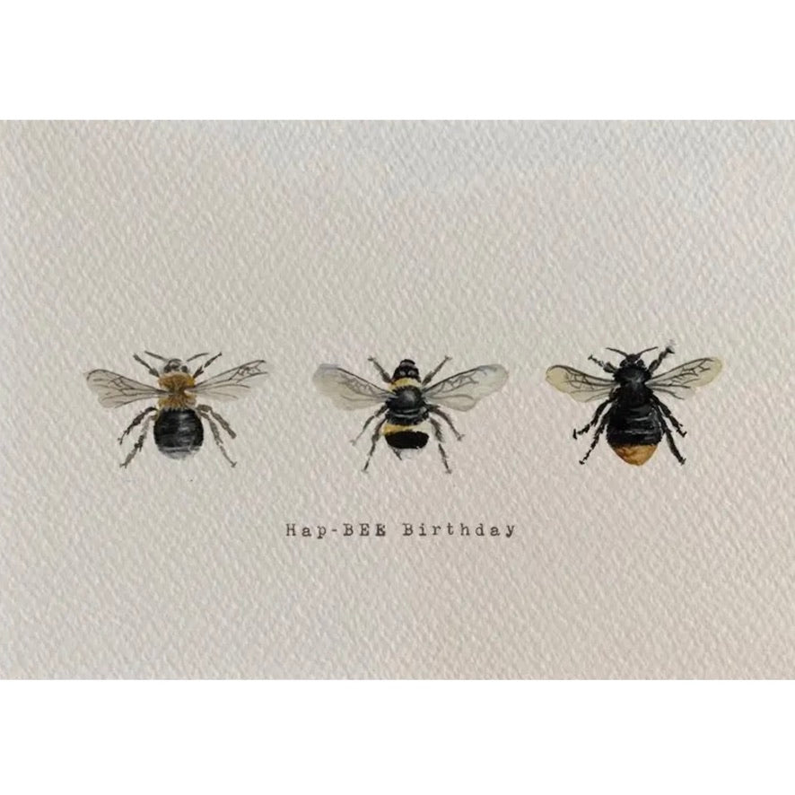 Hap-Bee Birthday Greeting Card