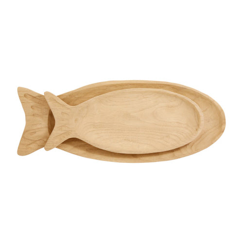 Wooden Fish Trays | Putti Fine Furnishings 