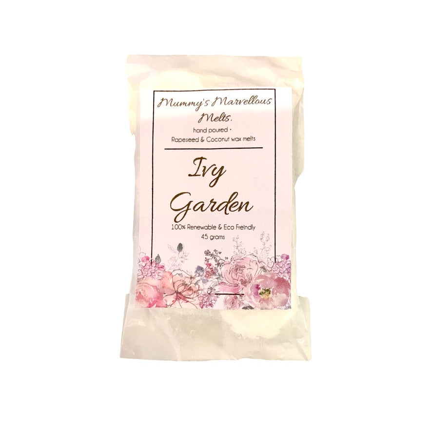 Ivy Garden Botanical Rose Wax Melt pkg 6