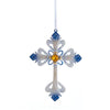 Kurt Adler Indigo Dreams Cross Ornament