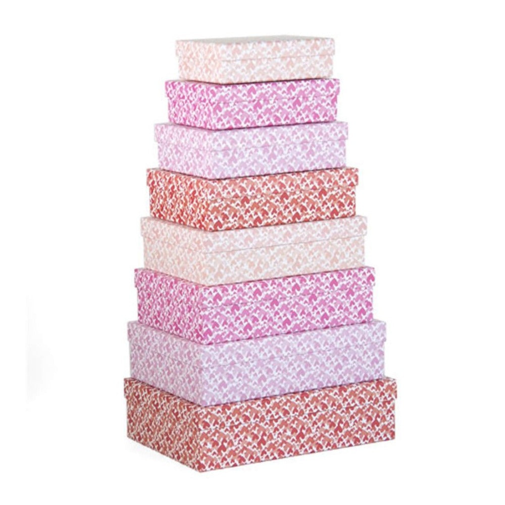 Artebene Hearts Rectangular Gift Box Set | Putti Fine Furnishings 