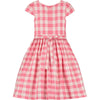 Holly Hastie Bonnie Pink Plaid Girls Party Dress