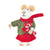 Christmas Mouse with Candy Cane Felt Christmas Ornament | Putti Christmas 