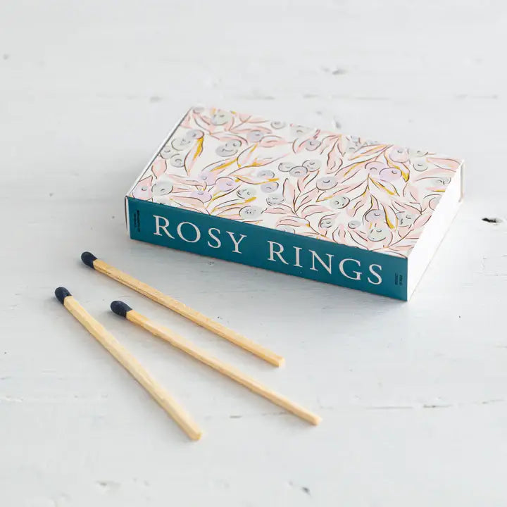 Rosy Rings - Dark Blue Matchbox (Set of 10)